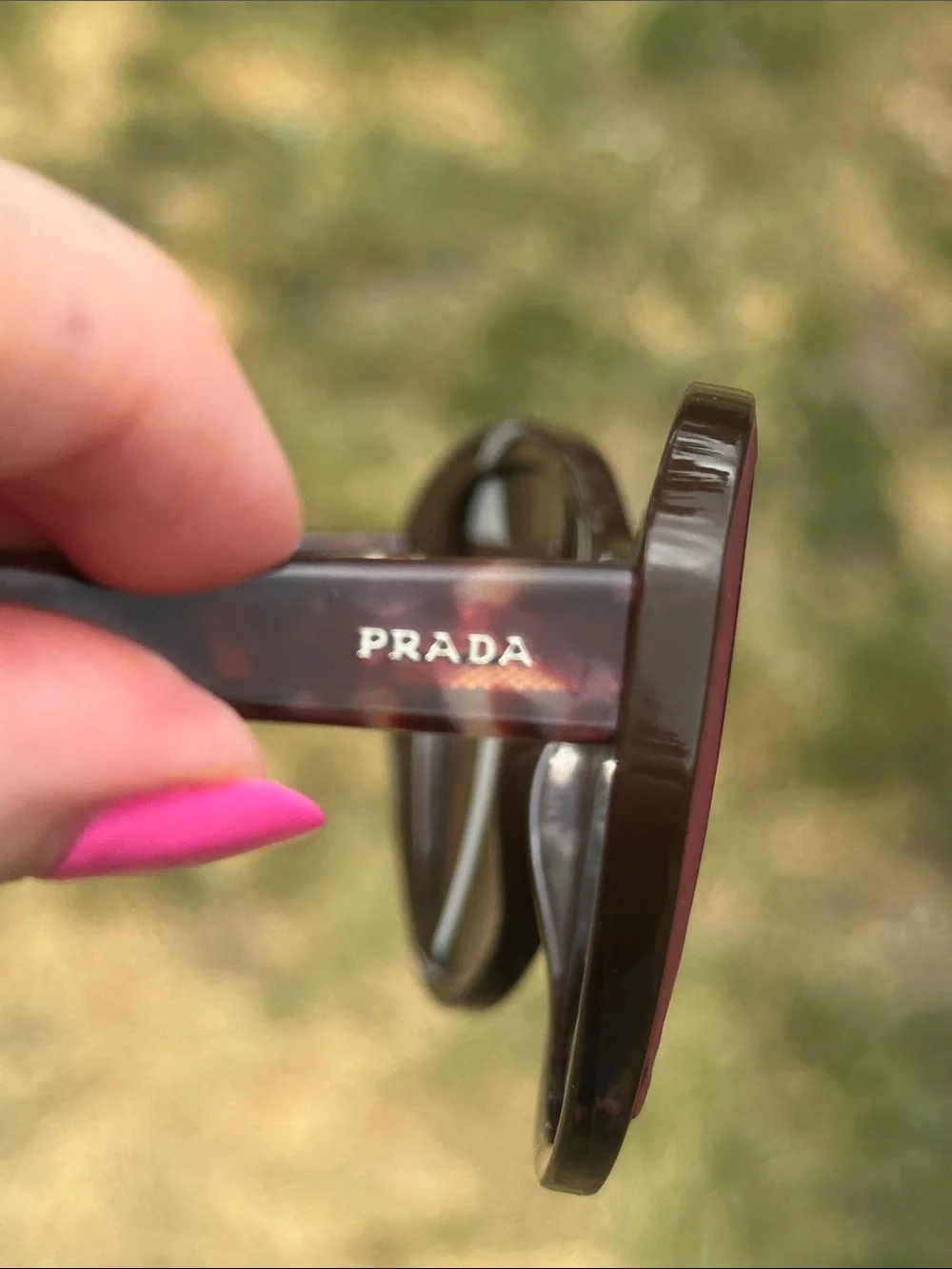 Prada Cat-Eye SPR14U YEO-6X1 Sunglasses